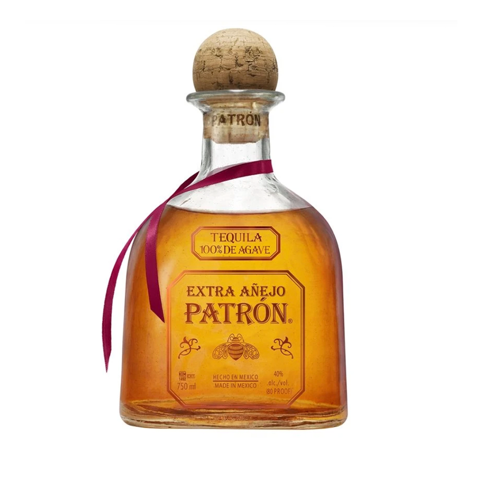 bottle of patrón extra añejo