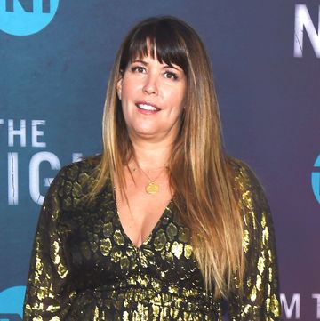patty jenkins poses on the red carpet a the i am the night for your consideration event in may 2019