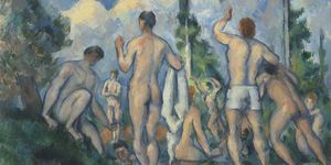 paul cézanne, le grandi bagnanti