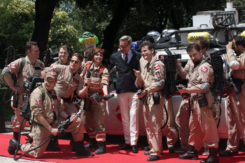 'ghostbusters' photocall in rome