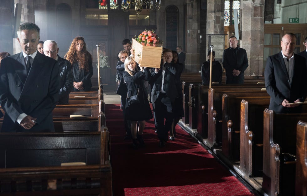 paul foreman funeral, coronation street