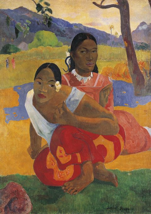 paul gauguin 1848 1903, nafea faaipoipo when are you getting married, 1892, oil on canvas