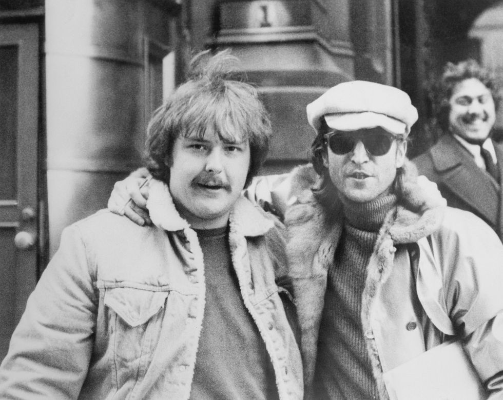 Paul Goresh and John Lennon, 1980