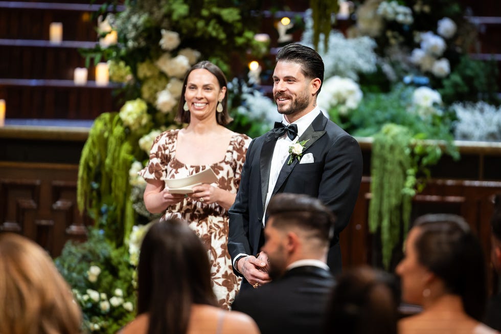 carina and paul wedding day