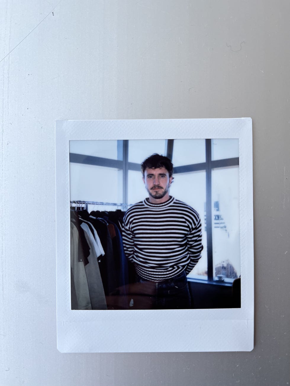 paul mescal wears a striped jumper available to shop on vinted