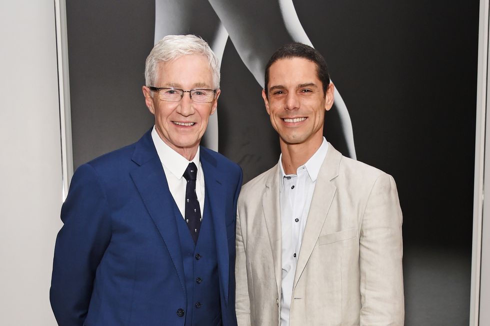 paul o'grady and andre portasio pictured in 2018