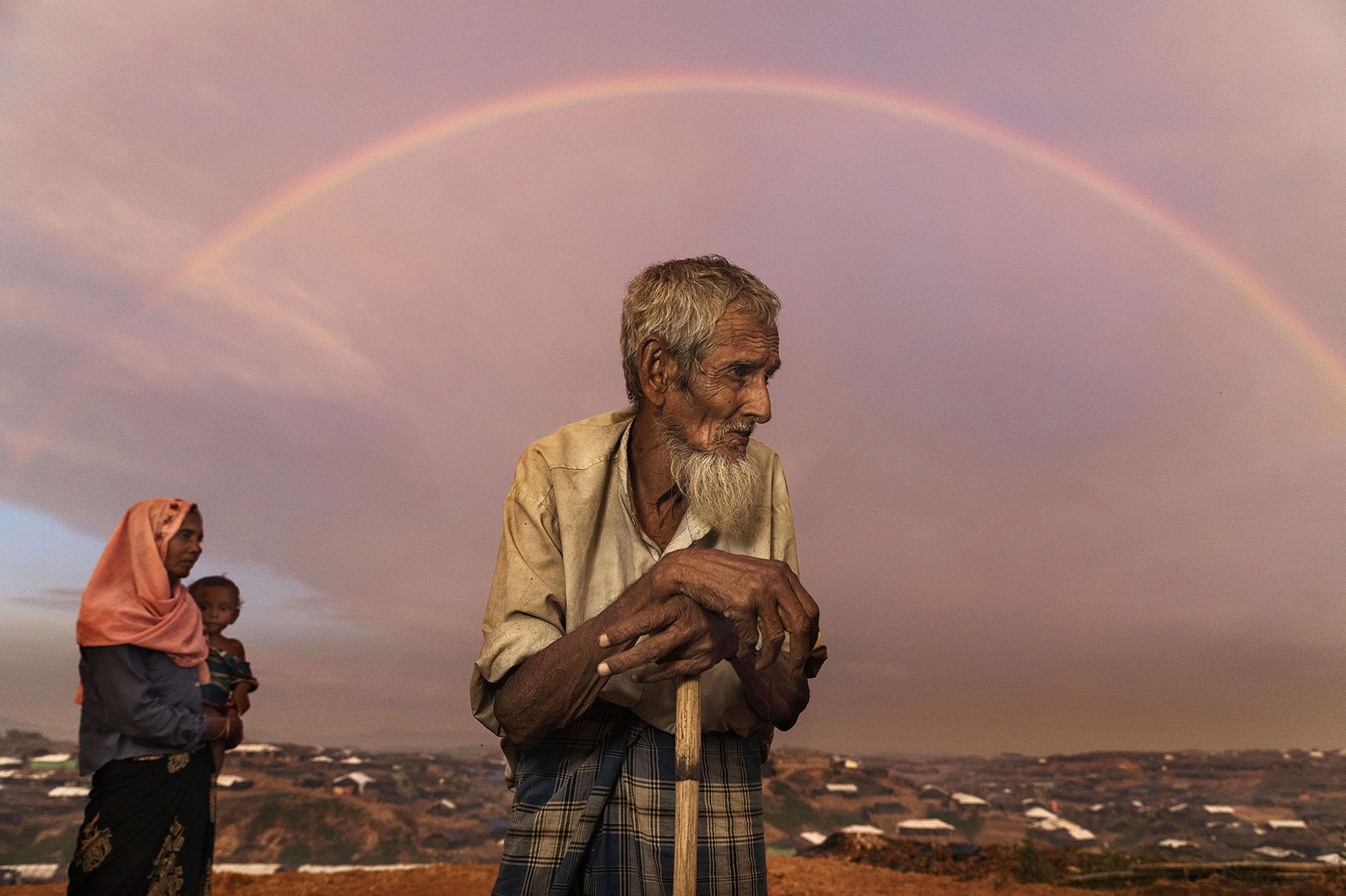 crisi Rohingya, arcobaleno, campo profughi