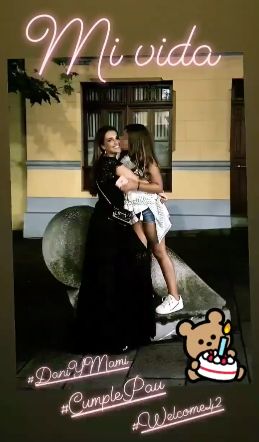 Paula Echevarría con su hija Daniella