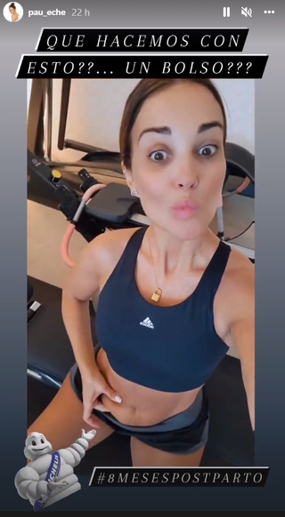 paula echevarría barriga postparto