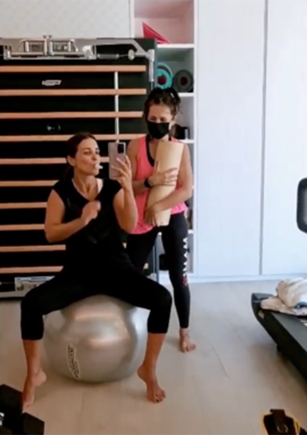 paula echevarría, entrenamiento embarazada