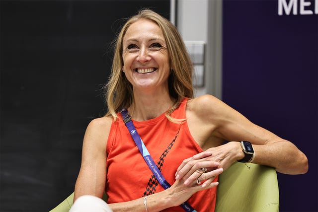 paula radcliffe on a panel
