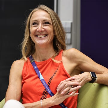 paula radcliffe on a panel