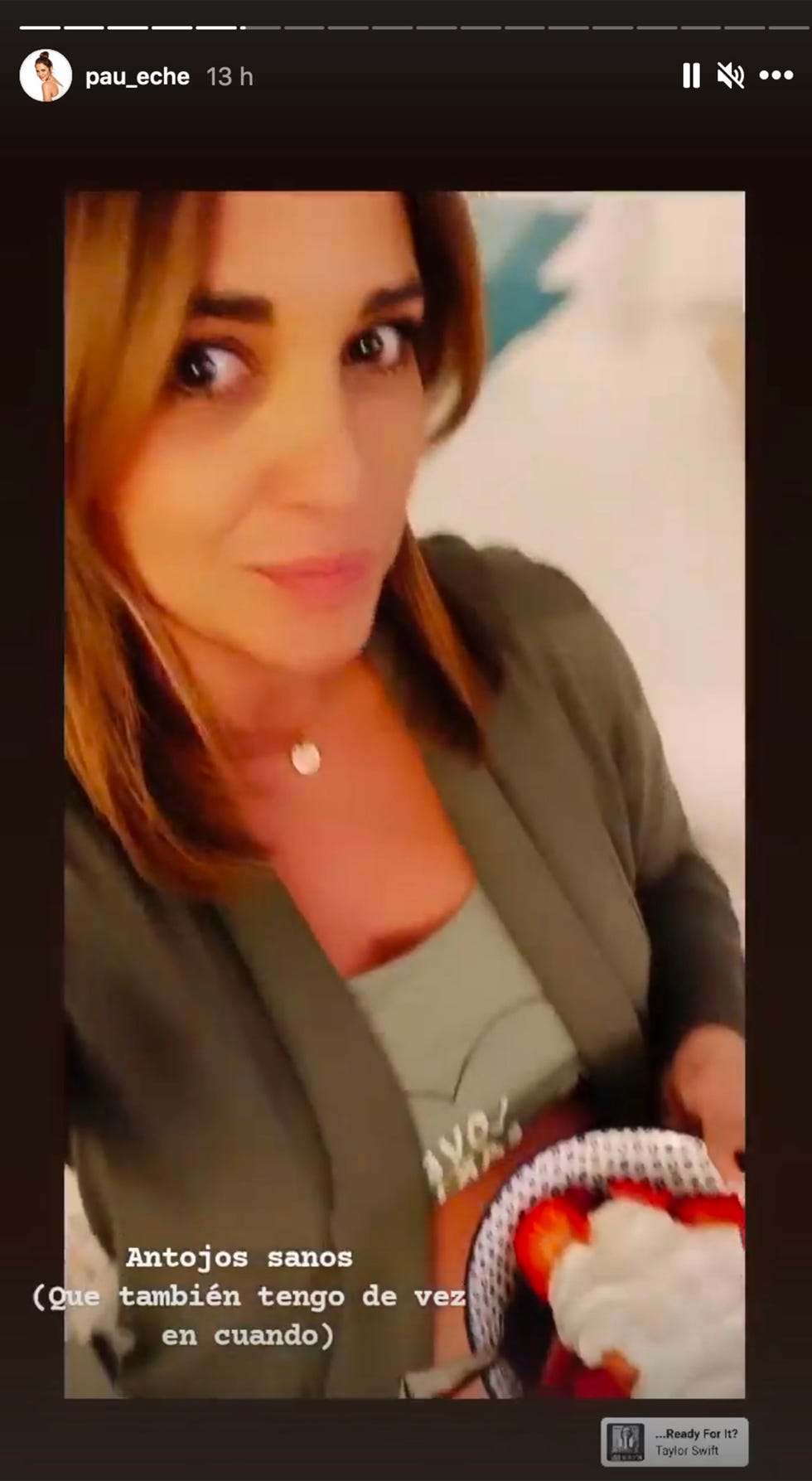 paula echevarría comparte su antojo más sano