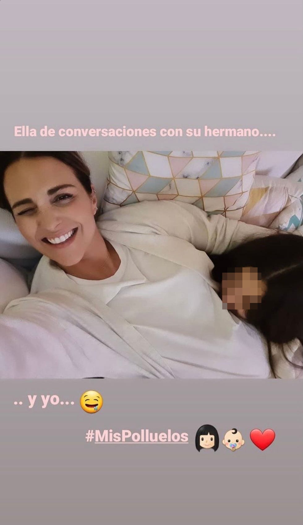 paula echevarría comparte las primeras conversaciones de su hija daniella y su bebé