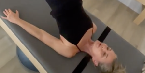 paulina porizkova pilates workout