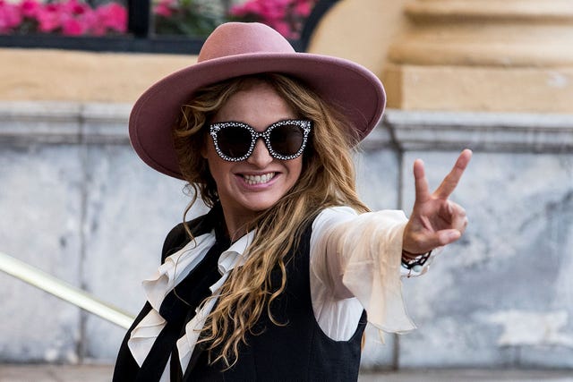 Paulina Rubio en San Sebastian