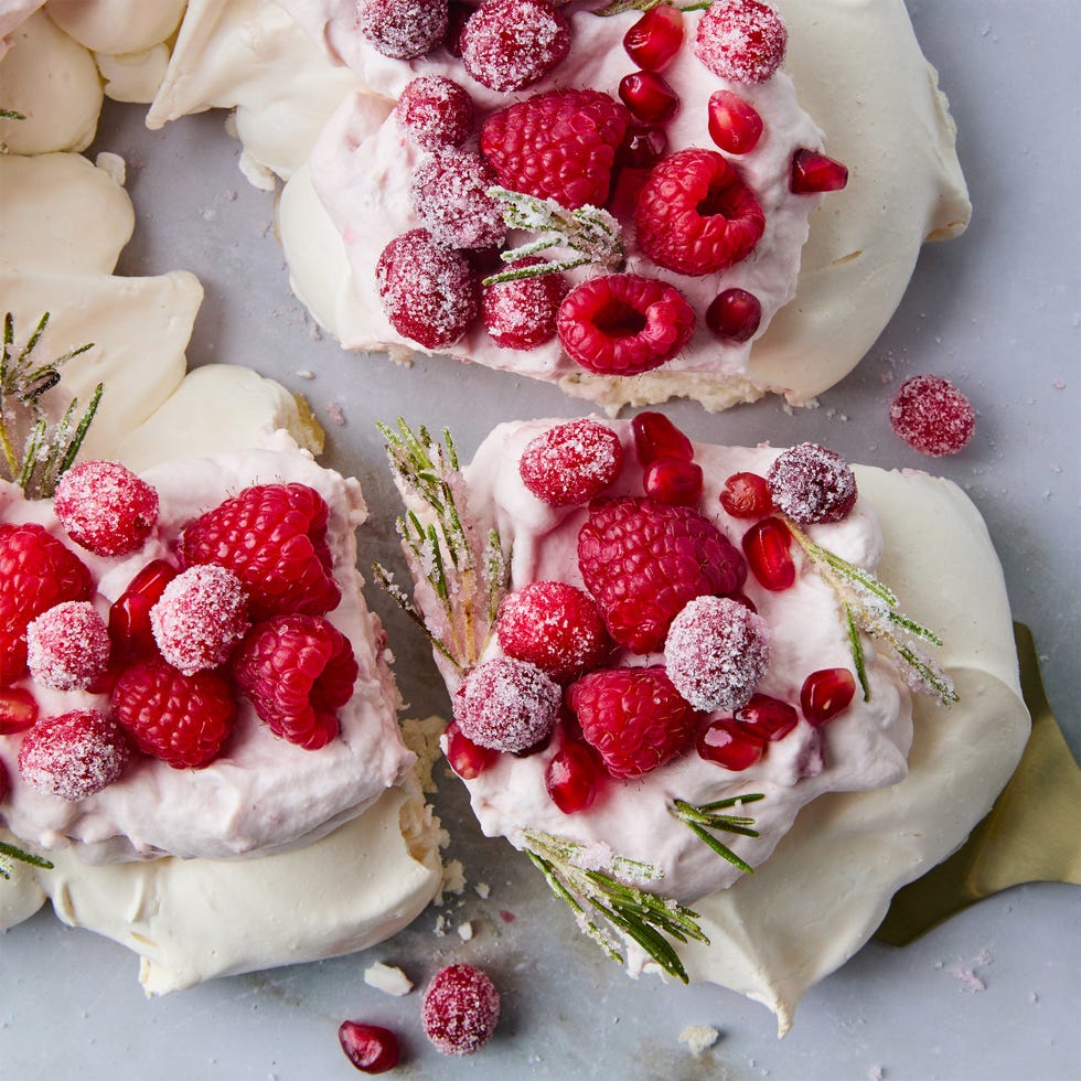 christmas wreath pavlova