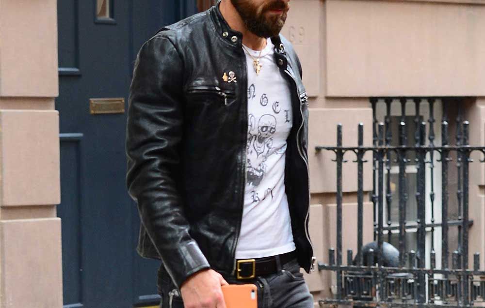 Tight shop leather jacket