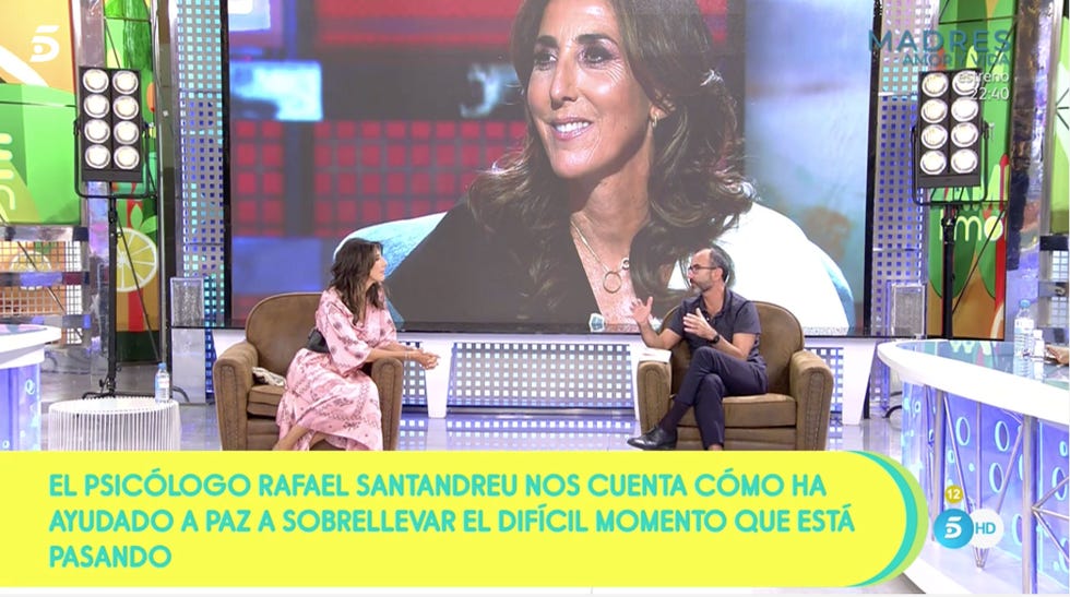 paz padilla y el psicólogo rafael santandreu