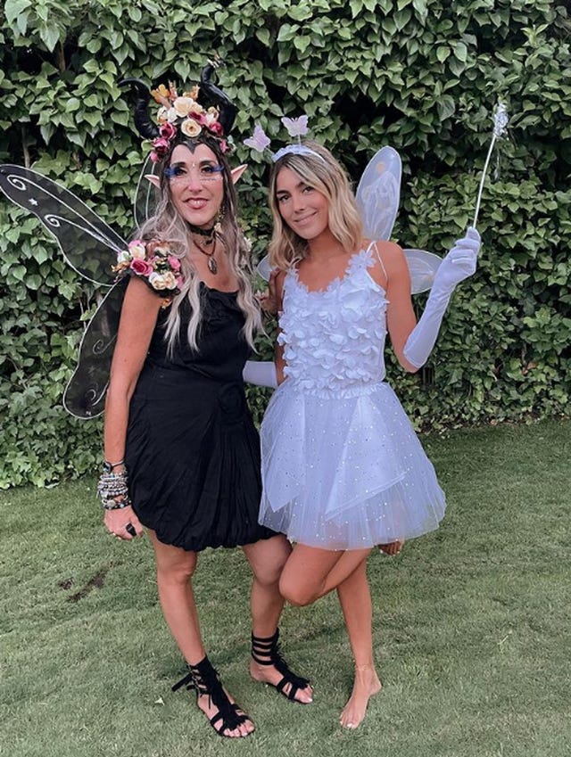 paz padilla y su hija se convierten en hadas del bosque