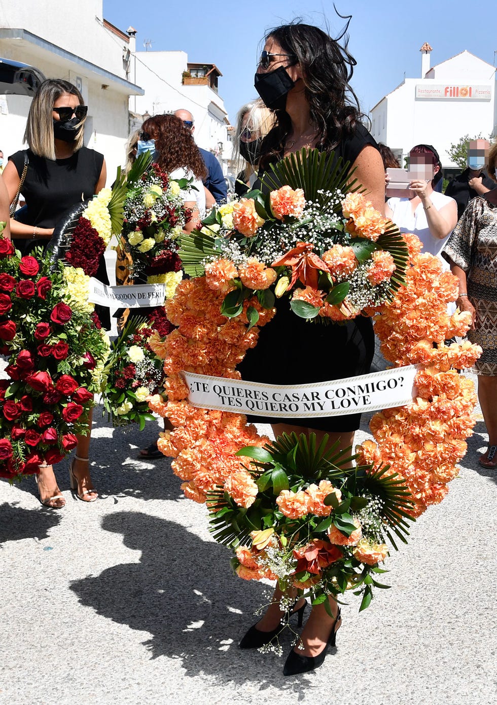 paz padilla y el homenaje a su marido en su funeral