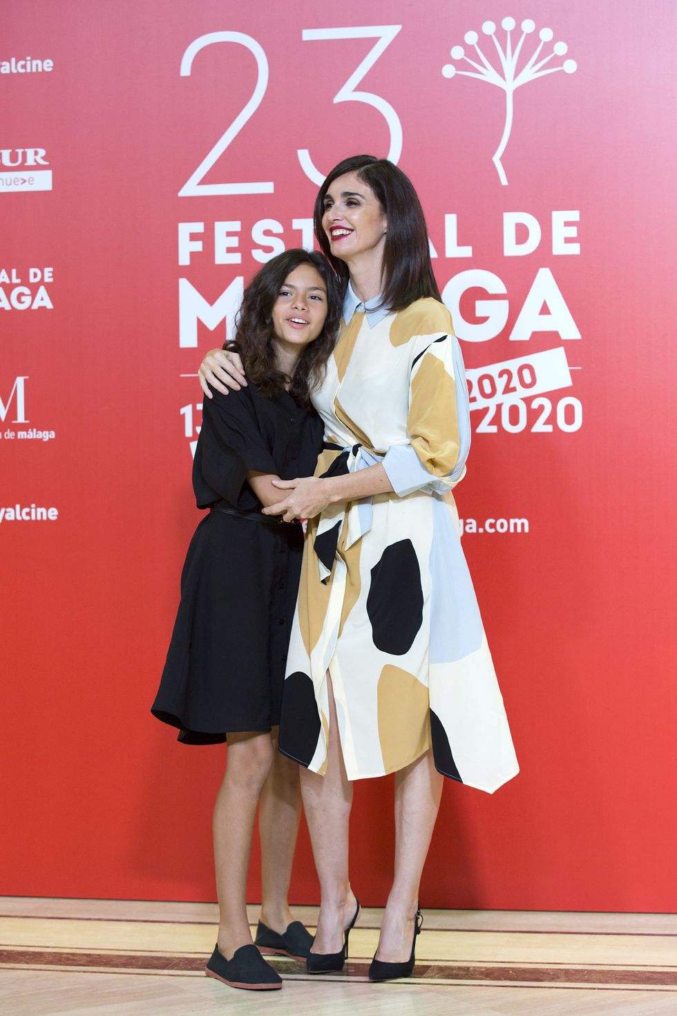paz vega con su hija ava en el festival de cine de málaga 2020