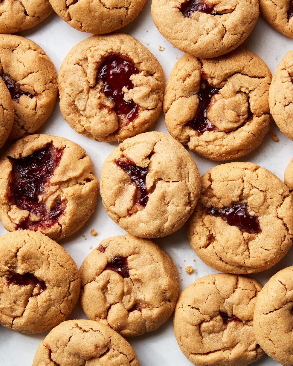 peanut butter and jelly cookies