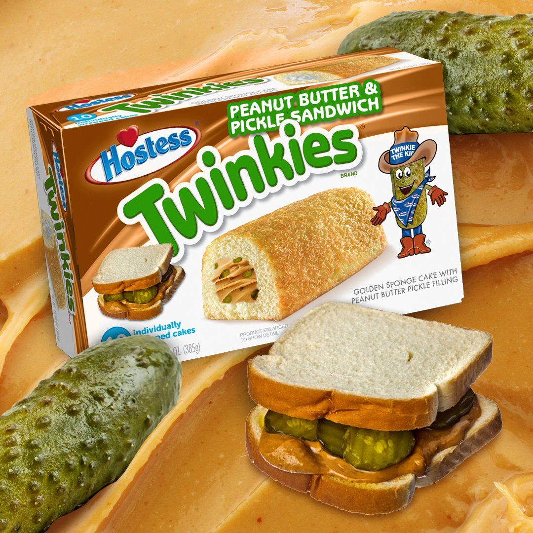 People Are Freaking Out Over Hostess Hinting At Peanut Butter And Pickle Sandwich Twinkies