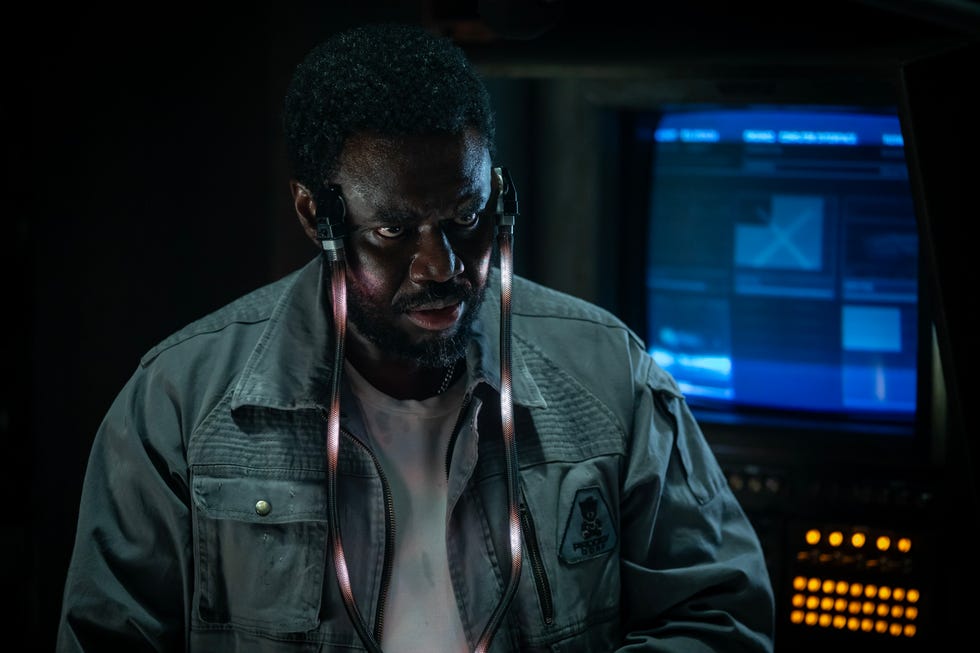 fx's alien: earth "metamorphosi" season 1, episode 3 (airs tues, august 19) pictured: babou ceesay as morrow. cr: patrick brown/fx