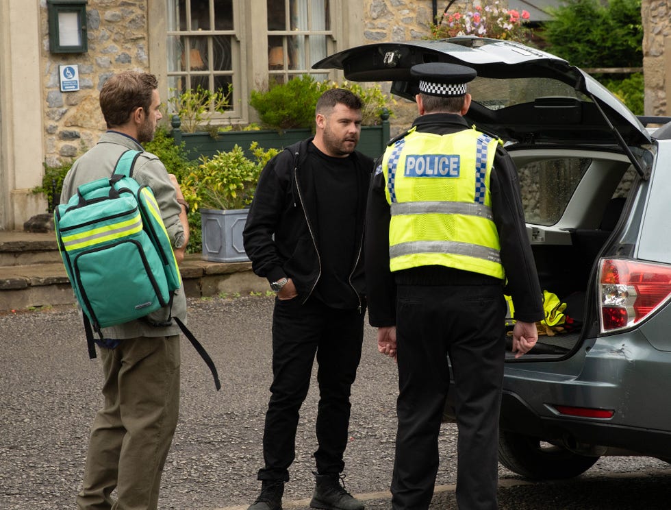 pc swirling, aaron dingle, john sugden, emmerdale