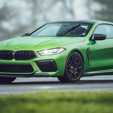 bmw m8 competition at road  track's performance car of the year tests