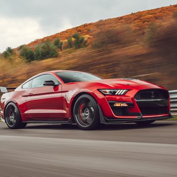 ford mustang shelby gt500 at road  track's performance car of the year tests
