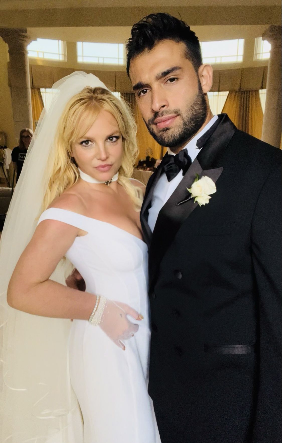 All of Britney Spears s Versace Wedding Dress Pictures