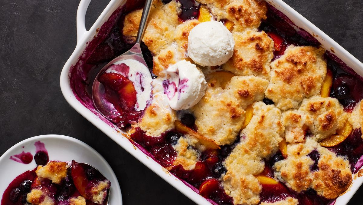 preview for This Peach & Blueberry Cobbler Has The Perfect Biscuit Topping