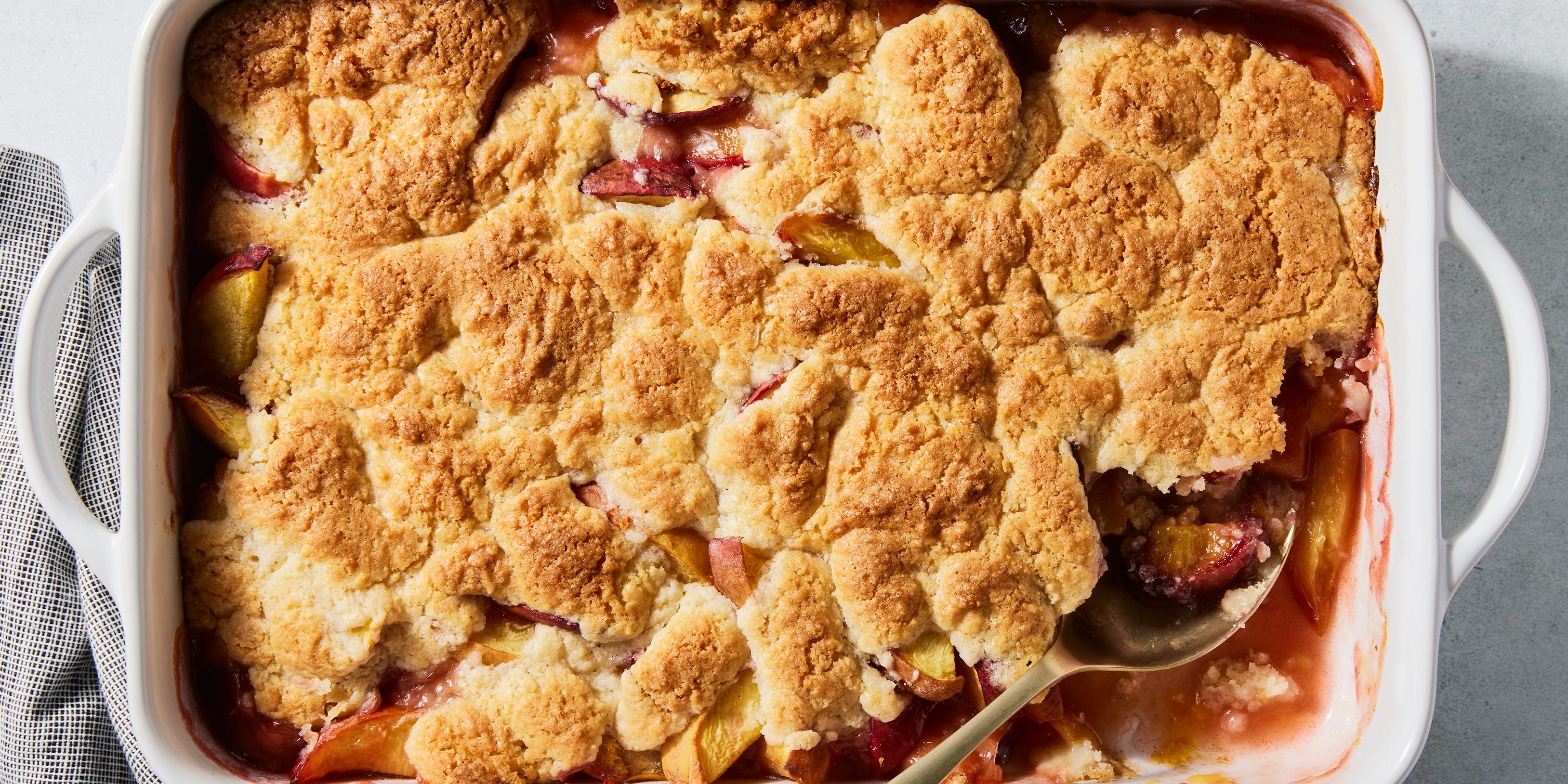 The Perfect Peach Cobbler for One