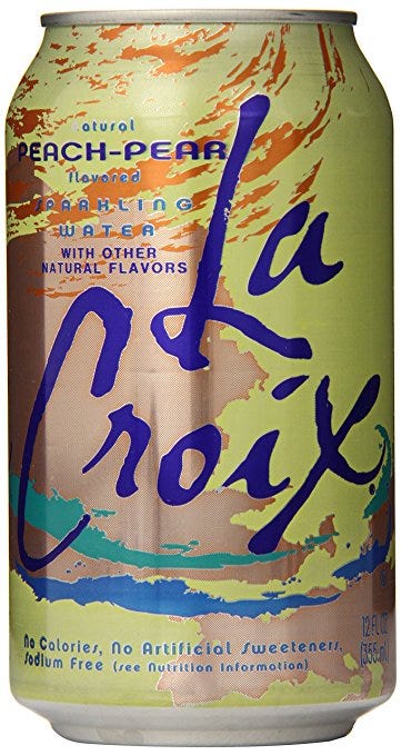 Peach Pear La Croix