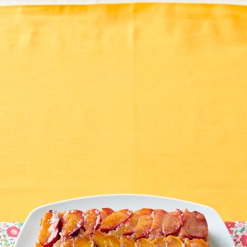pioneer woman peach plum upside down cake