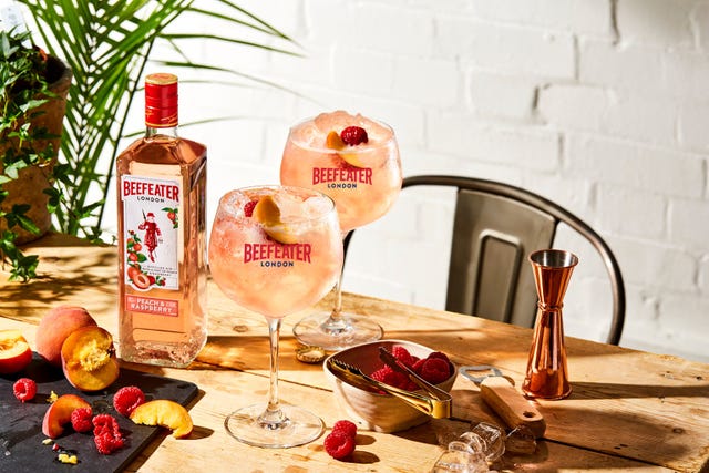 beefeater peach and raspberry gin