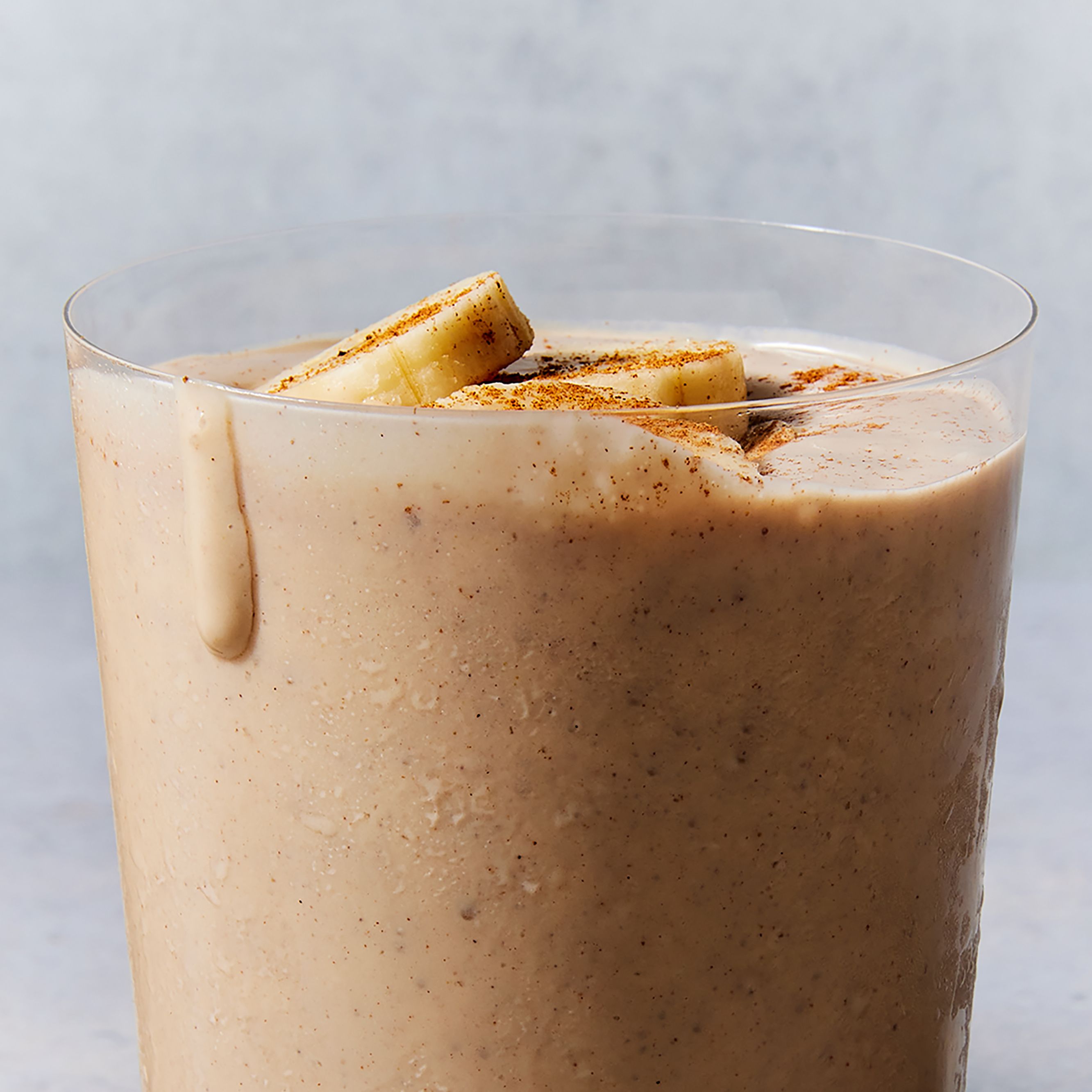 Milk Peanut Butter Shake with Banana - Garlic & Zest