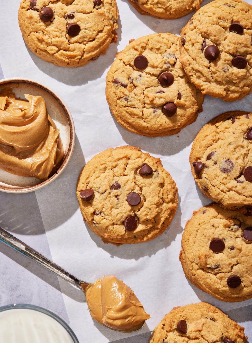 peanut butter chocolate chip cookies