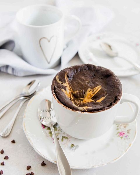 chocolate peanut butter mug cake dessert recipe