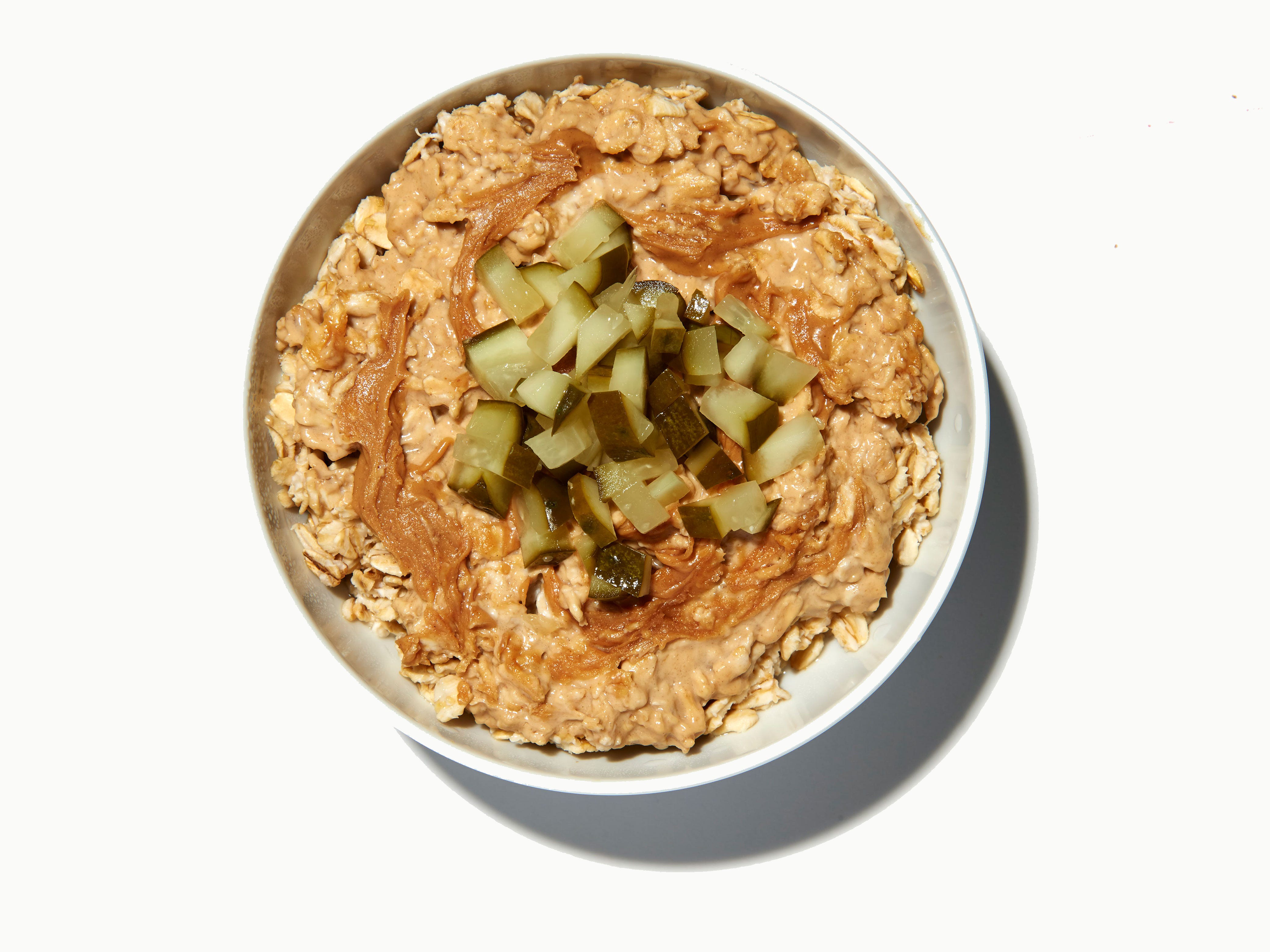 Peanut butter pickle oatmeal