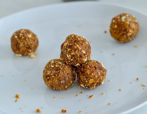 peanut butter pretzel date balls peanut butter pretzel date balls