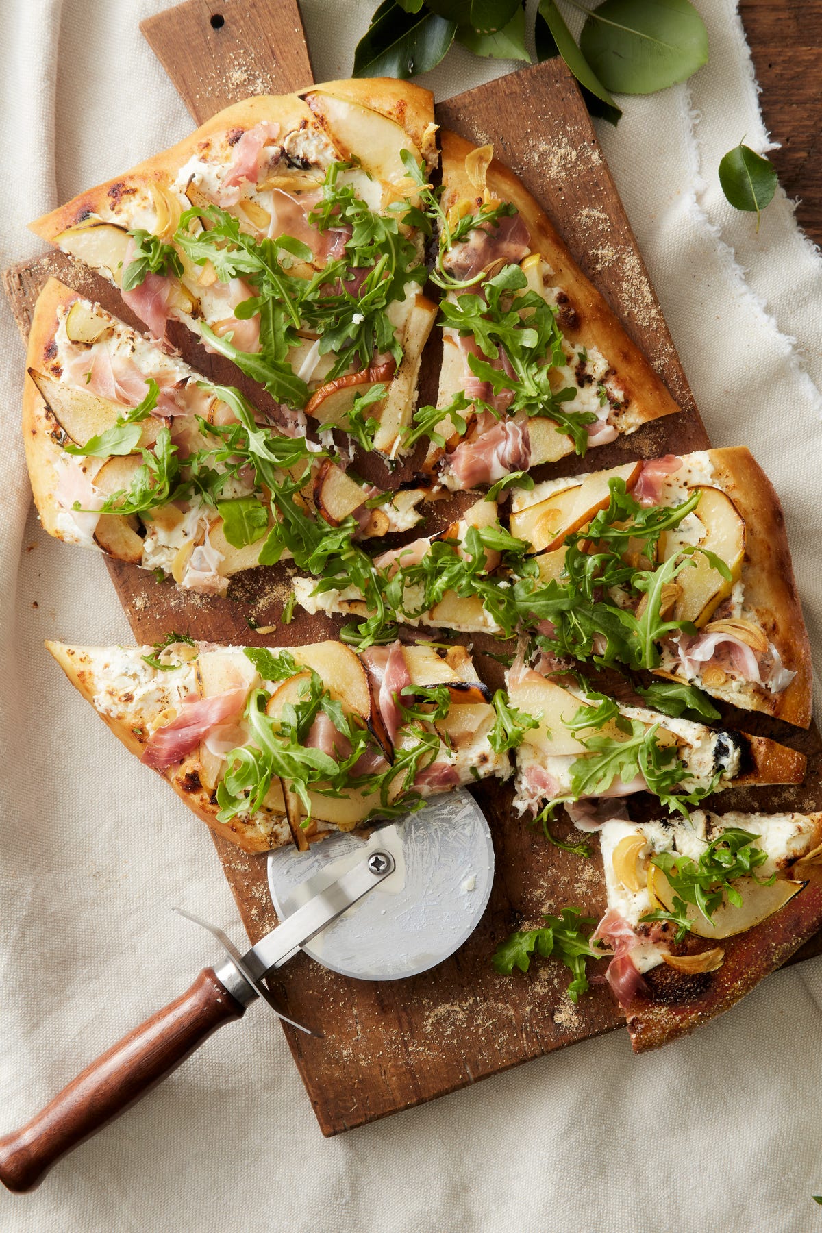 Piatto Pizza - The Stephanie (goat cheese, prosciutto, caramelized pea