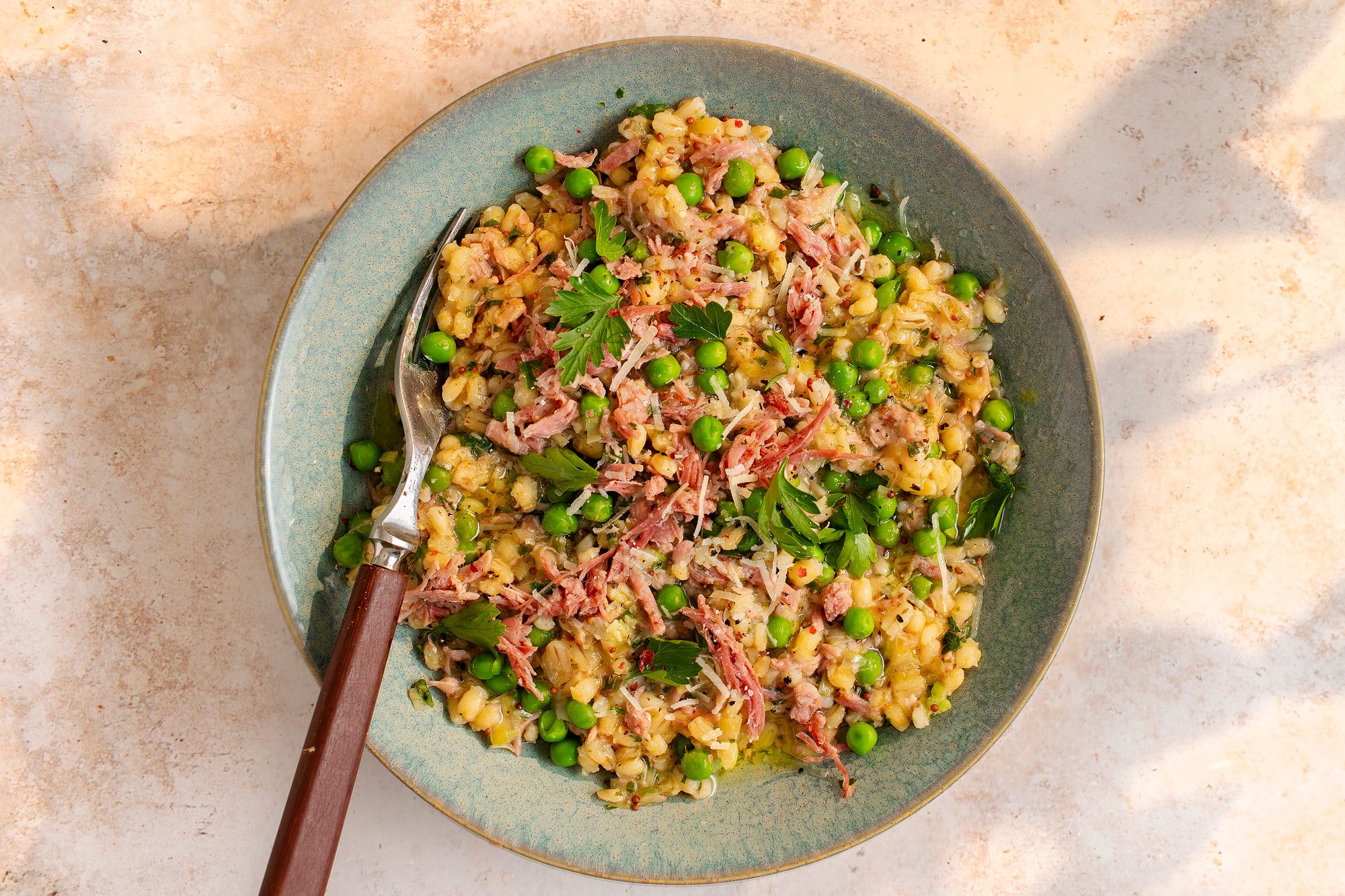 Pearl Barley Risotto Recipe | Ham & Pea Pearl Barley Risotto