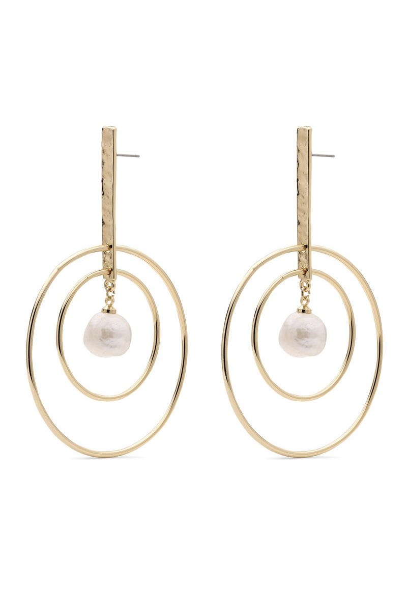 Pilgrim pearl earrings