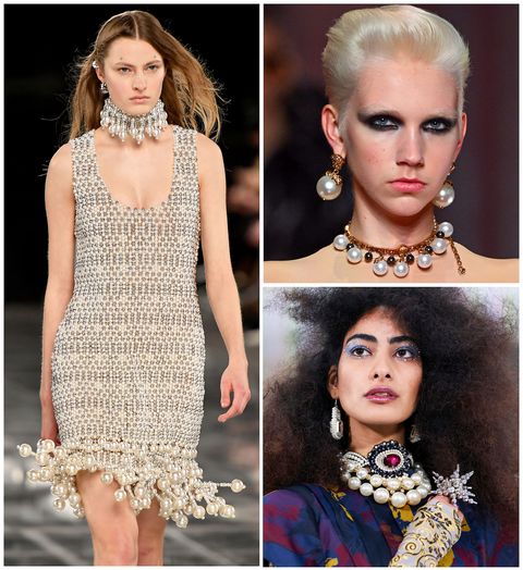 winter jewelry trends showcasing pearls