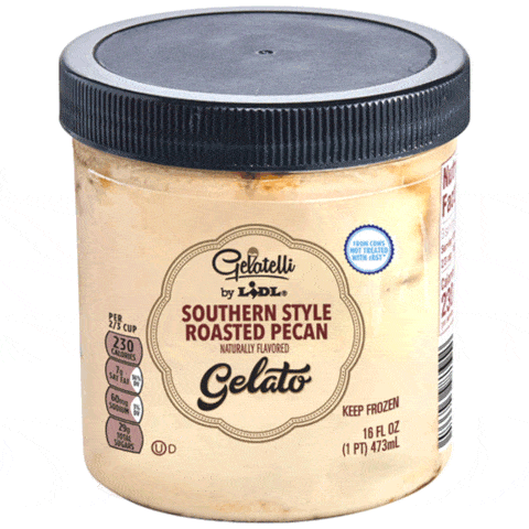 southern style roasted pecan gelato