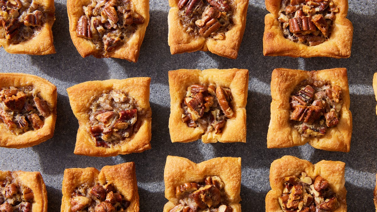 Video player poster image preview for Pecan Pie Bites Make Thanksgiving Baking A Breeze