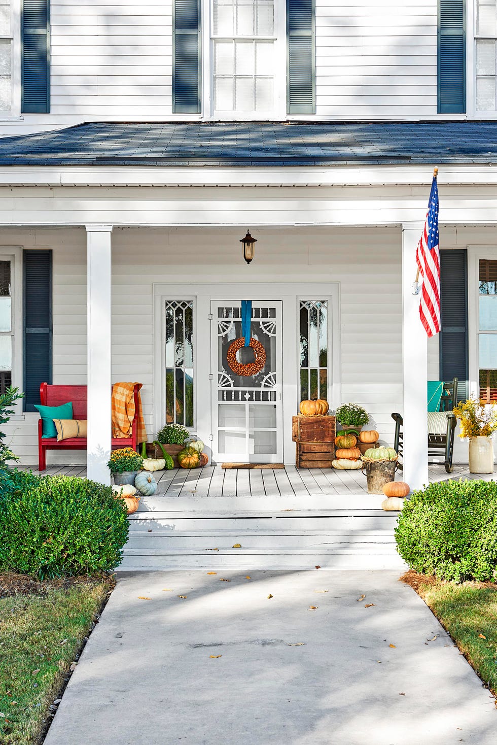 54 Fall Porch Decorating Ideas - Outdoor Fall Decor